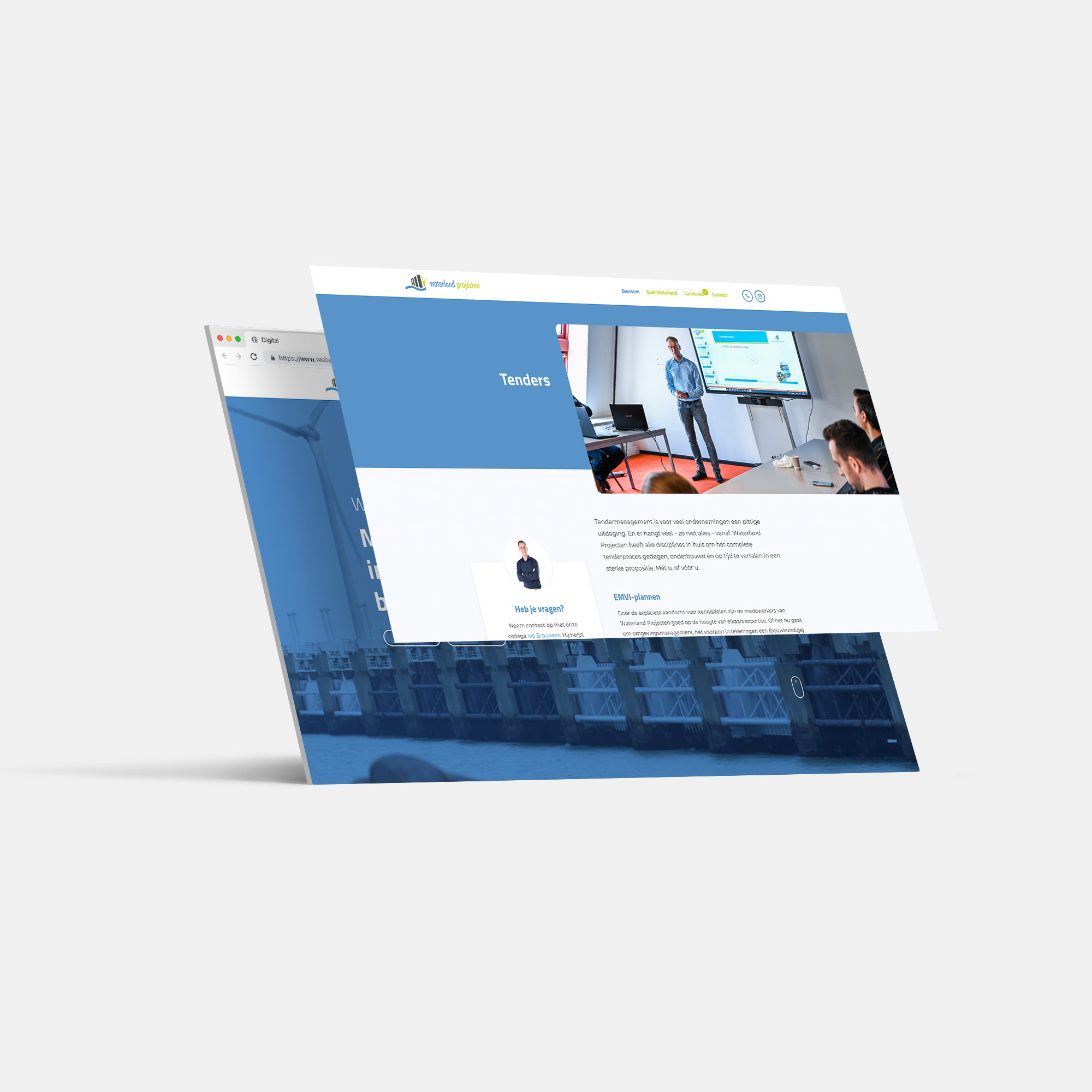 SiteMockup Waterland projects