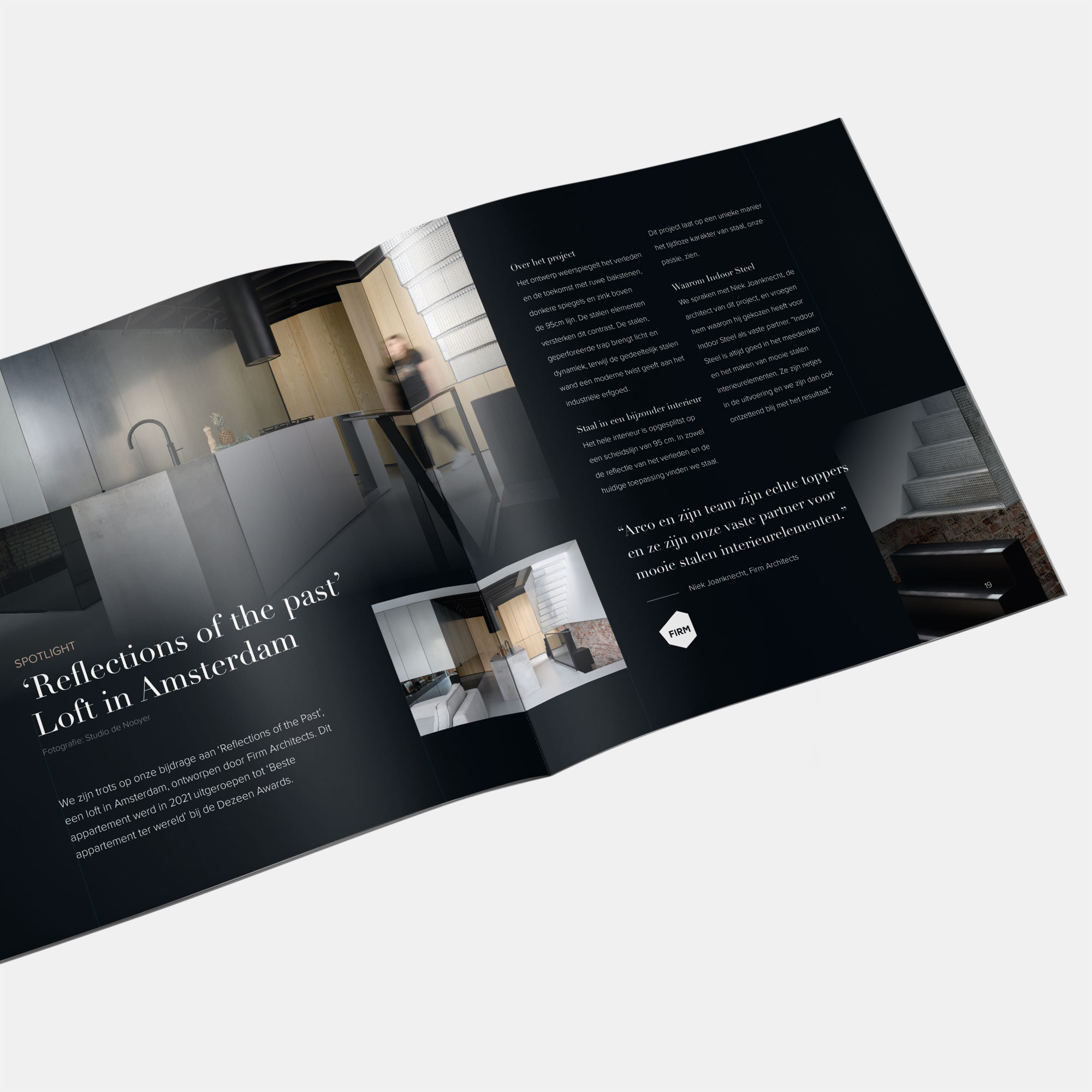 Indoor steel brochure