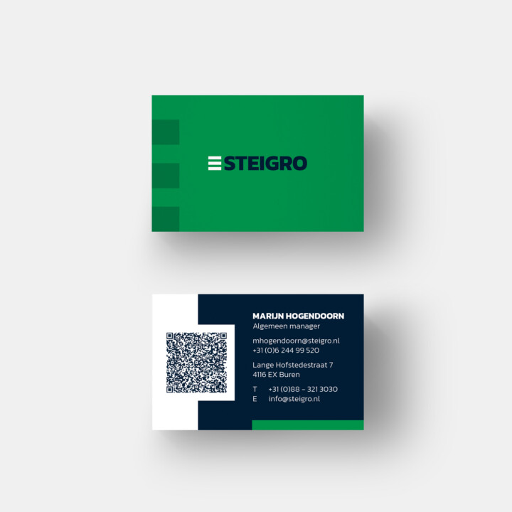 Mockup business card steigro uai