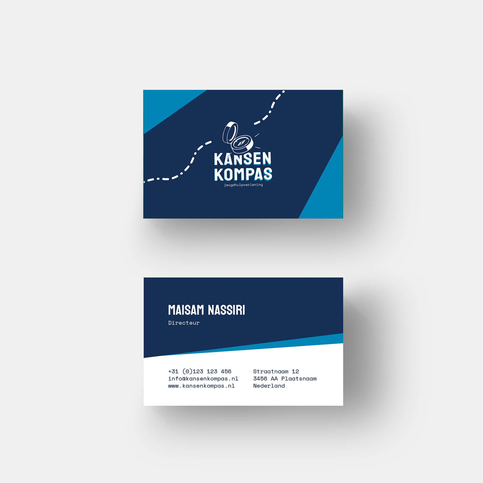 Business card Opportunities Compass mockup