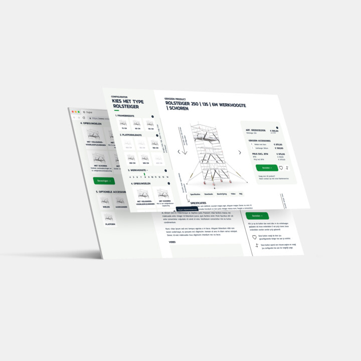 Een configurator voor jouw nieuwe steiger