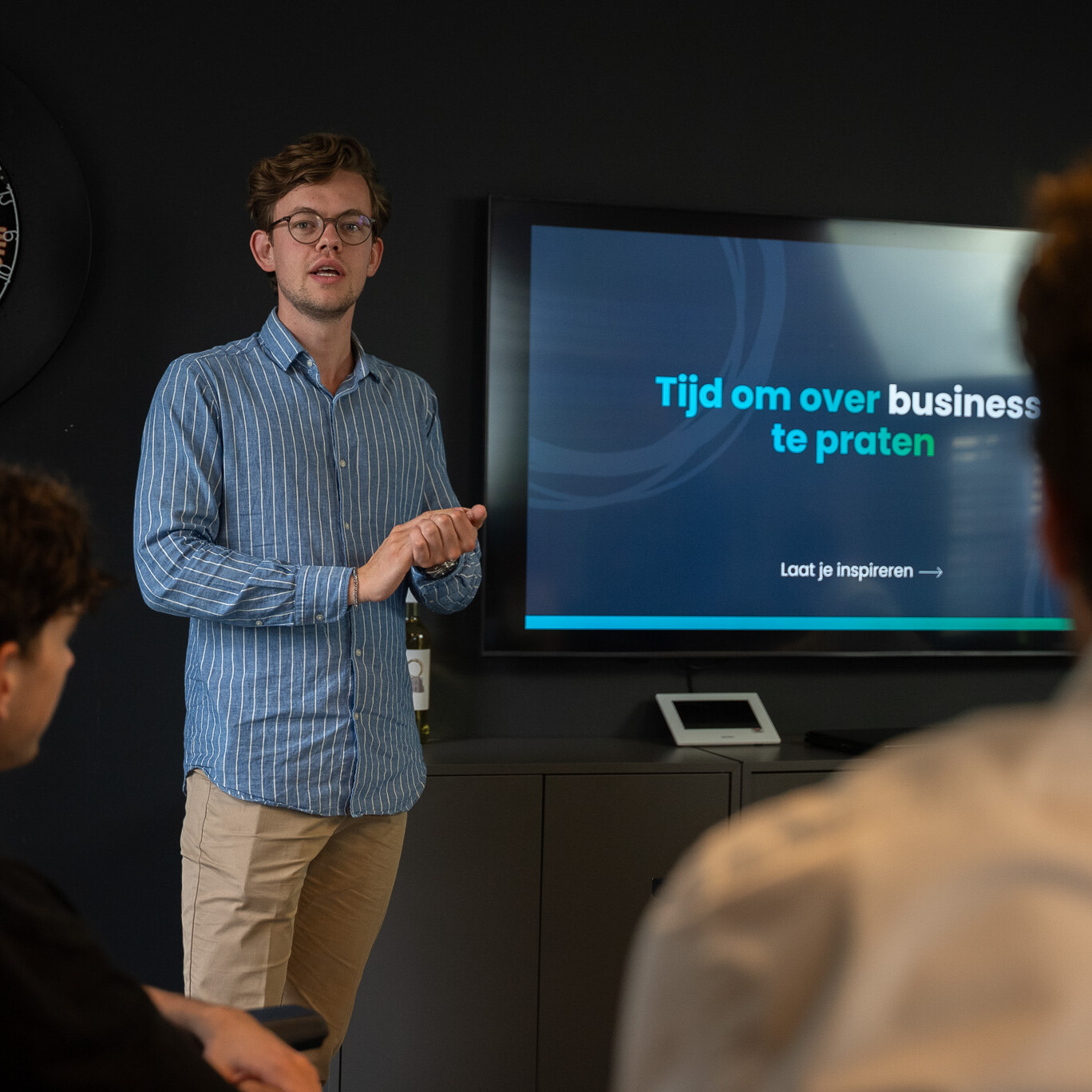 Strategisch marketingplan presenteren