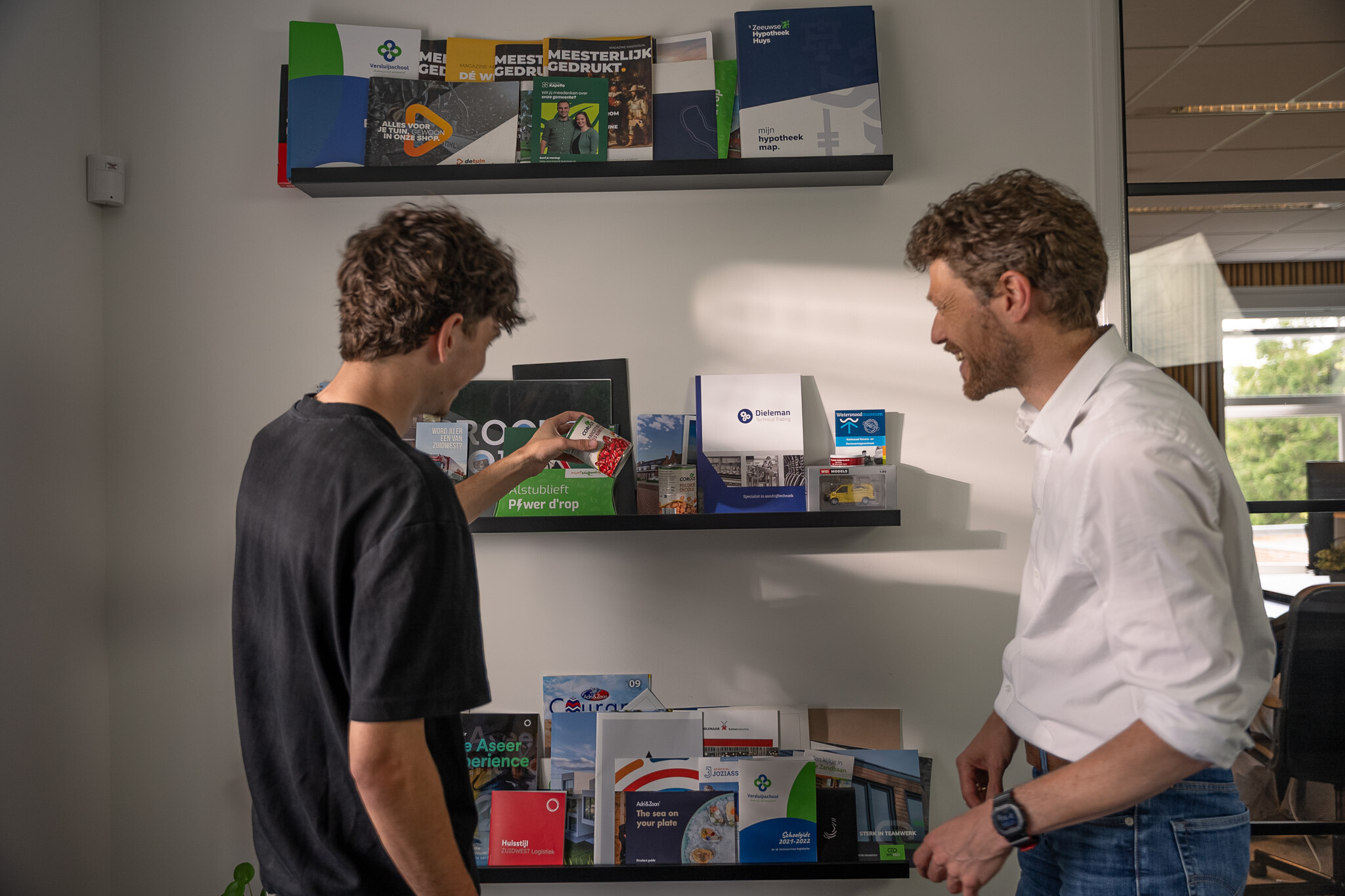 Voorbeelden van promtiemateriaal