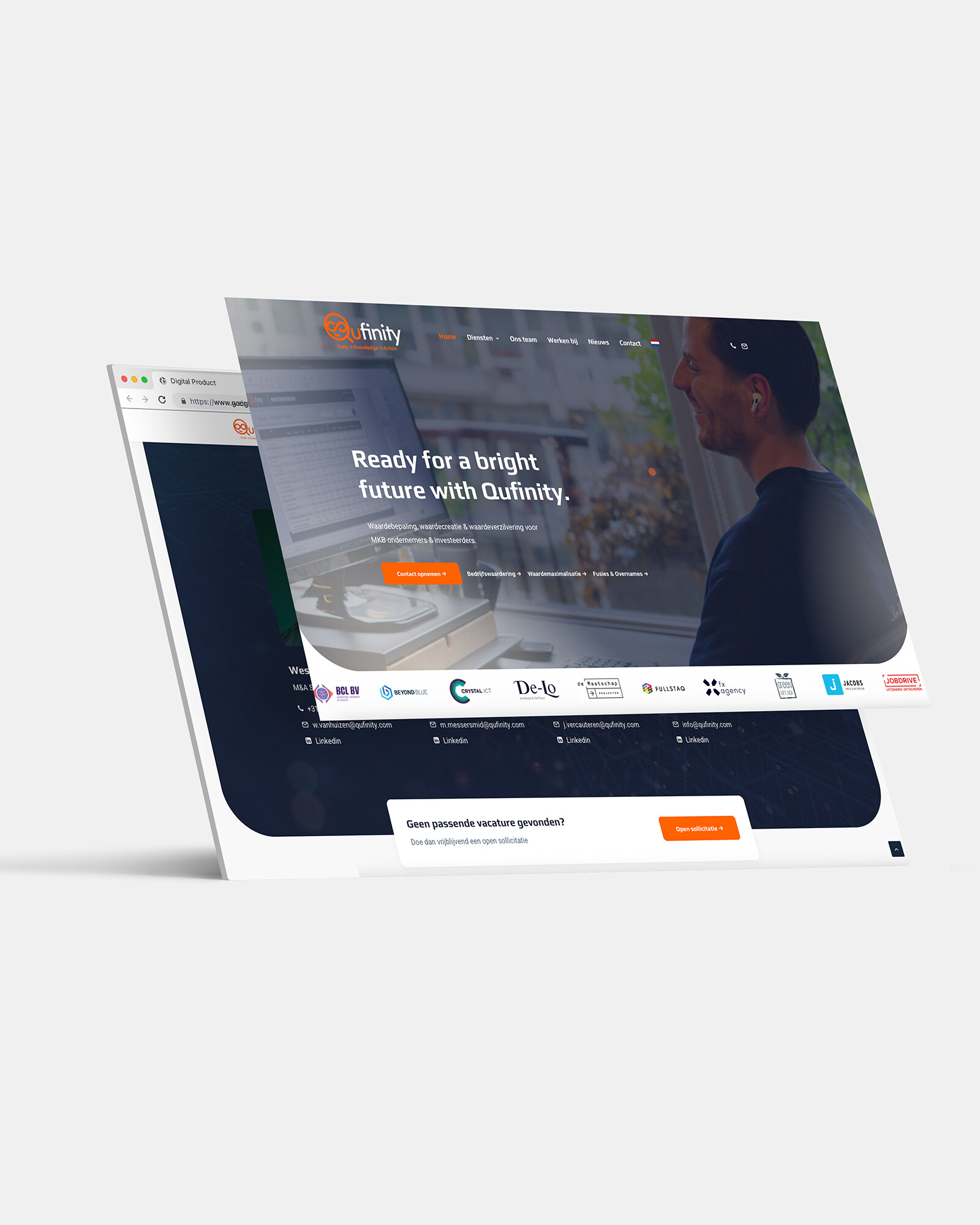 Mockup web qufinity uai